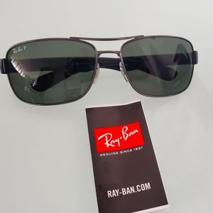 Ray-Ban Men's Sunglasses, Gunmetal/Polarized